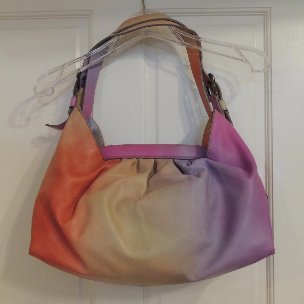RARE FENDI Borsa Doctor B Hobo Bag Rainbow